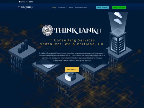 ThinkTankIT website screenshot